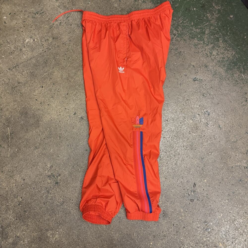 Adidas Originals Red Firebird Track Pants Joggers Men’s 2XL Vintage Excellent